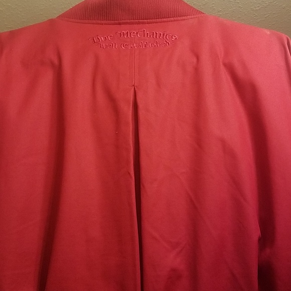 LIVE MECHANICS BOMBER JACKET RED - Picture 3 of 4
